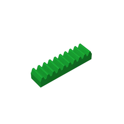 Gobricks GDS-1171 Gear Rack 1x4 — Compatible with LEGO 3743, Educational DIY Building Blocks for Kids