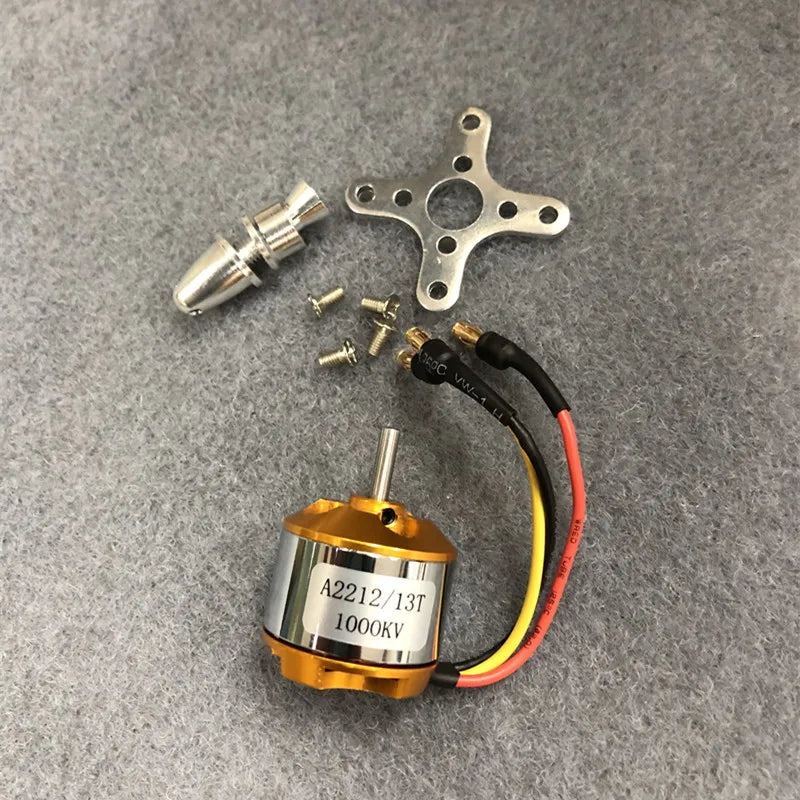 2212 A2212 1000KV Brushless Motor Kit – 30A ESC, Motor Mount, 1060 Propeller & SG90 9G Micro Servo for RC Plane & Helicopter