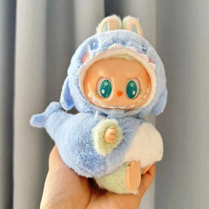 17cm Mini Plush Doll Clothes – Outfit Accessories for Kpop EXO Labubu Idol Dolls, Sitting Party Clothing, DIY Gift