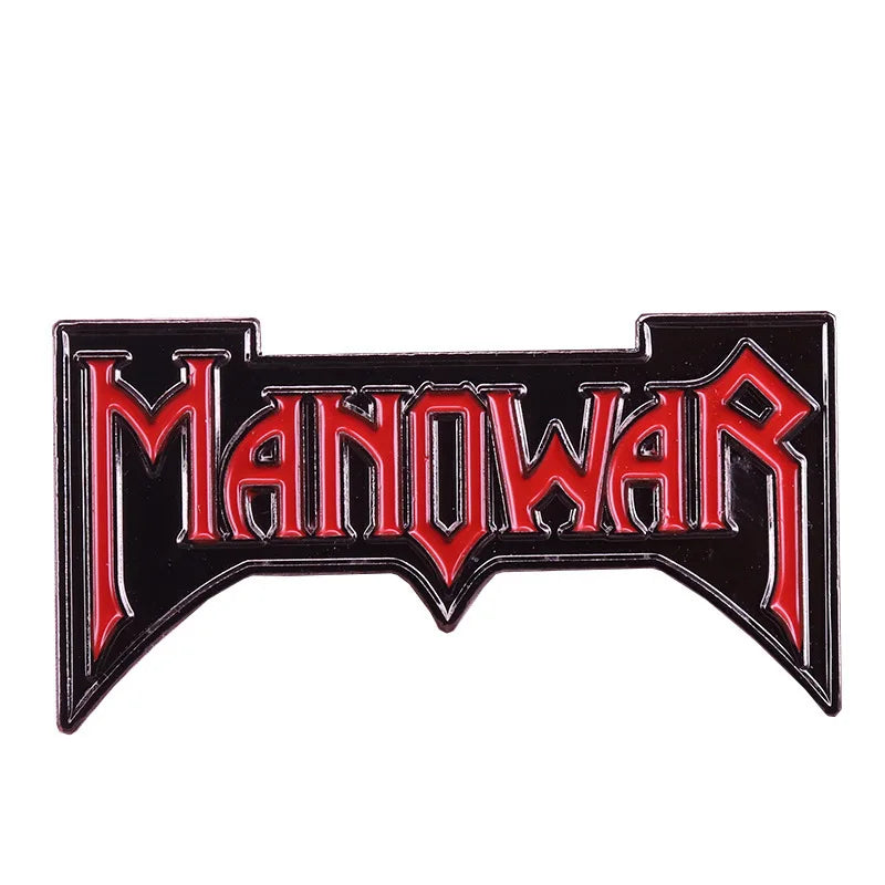 Worldwide Classic Band Logo Enamel Pin – Rap & Rock Music Badge for Hoodies, Backpacks, Decorative Accessories, Fan Gift