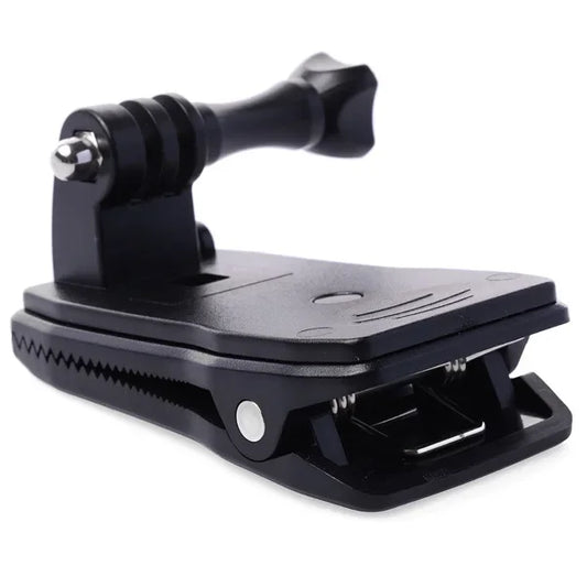 360° Rotary Hat Belt Backpack Clip – Camera Mount Clamp for GoPro Hero 2/3/3+/4/4 Session Skiing Action Accessories