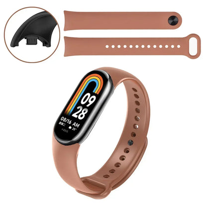 Sport Silicone Strap for Xiaomi Mi Band 9/8 NFC – Replacement Smartwatch Wristband Bracelet