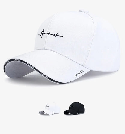 Women's Korean Letter Embroidery Baseball Cap – Breathable Sports Sun Hat