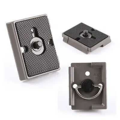 Camera Tripod Quick Release Plate - 200PL-14 Aluminum Mount Compatible with Manfrotto Accessories