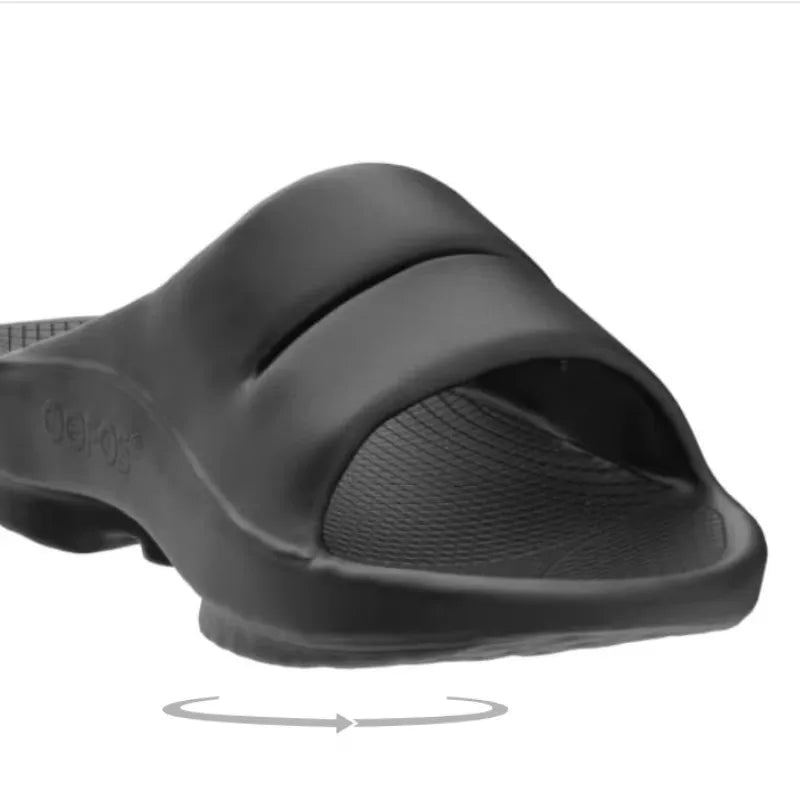 OOFOS New Sandals – Lightweight Recovery Slippers for Men & Women, Soft Bottom Indoor Slides & Beach Shoes
