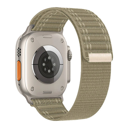 Nylon Strap for Apple Watch Band – Wave Pattern Bracelet for Ultra 2, iWatch Series 3-10, 38mm-49mm
