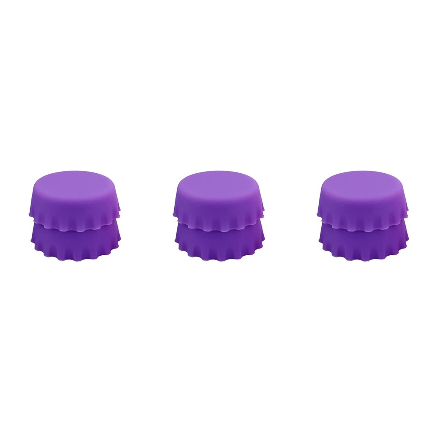 2/6/12pcs Silicone Beer Bottle Caps – Preservative Covers for Wine, Vinegar, Soy, and Cocktail Bottles