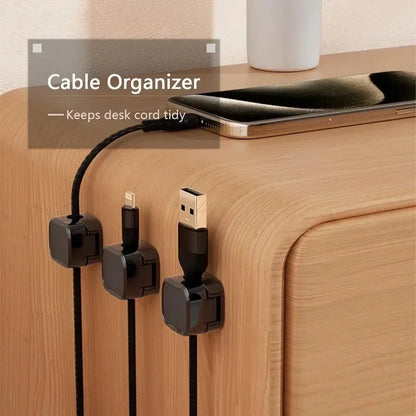 Magnetic Cable Clips – Adjustable Cord Holders for Desk Cable Management, 4/8/16/36PCS Organizer