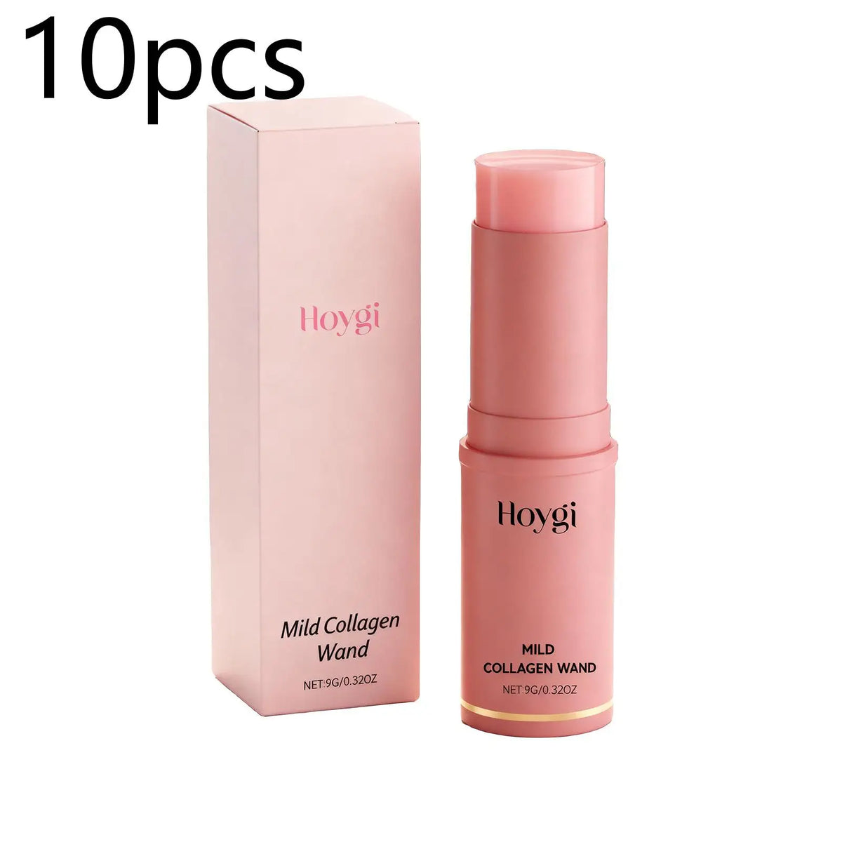 Collagen Pink Hydrating Balm Stick - Deep Moisturizing Facial Balm and Makeup Base for Smooth, Glowing-Looking Skin