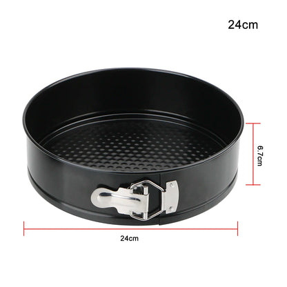 Removable Bottom Round Cake Pan – Carbon Steel Non-Stick Bakeware for Baking Cakes