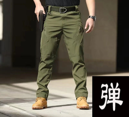 Men's Spring & Autumn Cargo Pants — Elastic Outdoor Trousers for Hiking, Trekking, Camping, Running & Cycling