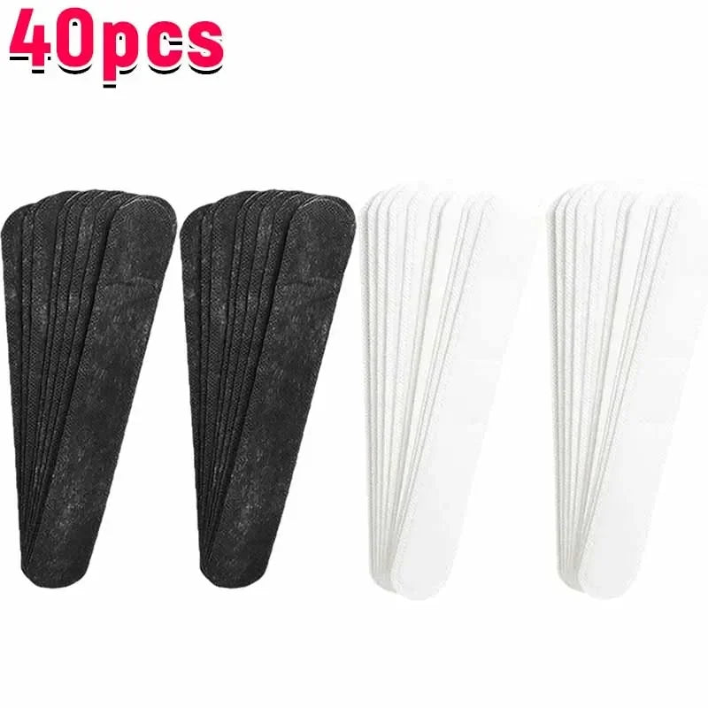 40PCS Hat Sweat Absorber Stickers – Summer Cap Liner Bands, Adhesive Sweatband Strips for Visor Hats Size Reduction