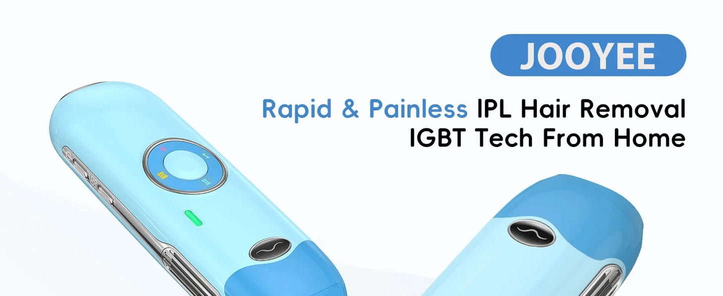 IPL Hair Removal Laser 22J — Unlimited Flashes IGBT, 5.2cm² Light Painless Epilator for Face, Armpit & Bikini Body Treatment