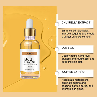 Hip Firming Body Oil - Nourishing Massage Oil for Skin Moisture & Elasticity Care
