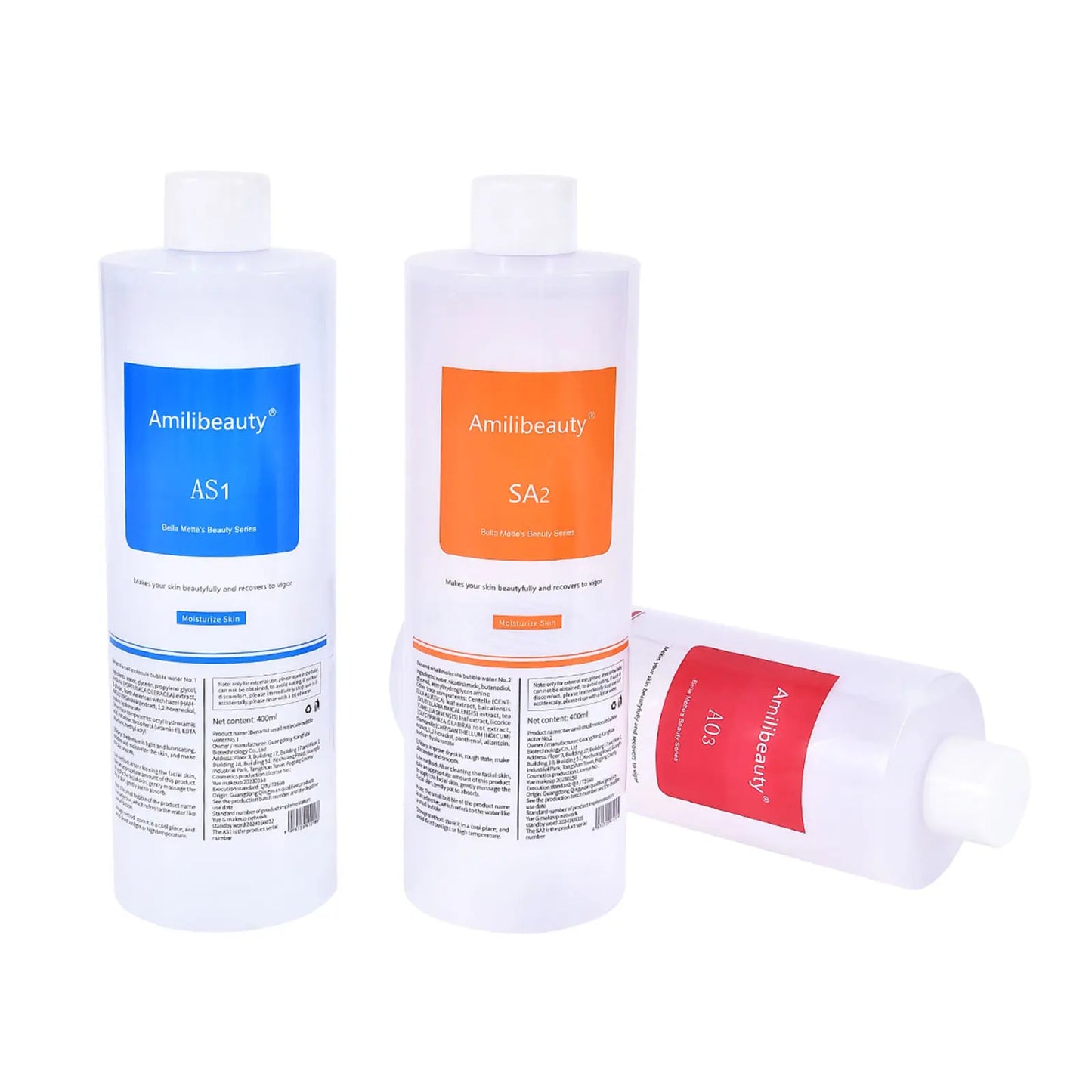 3PCS 1200ML Hydra Liquid Face Serum — Aqua Peel Solution for Beauty Machines, Deep Skin Care & Facial Cleaning