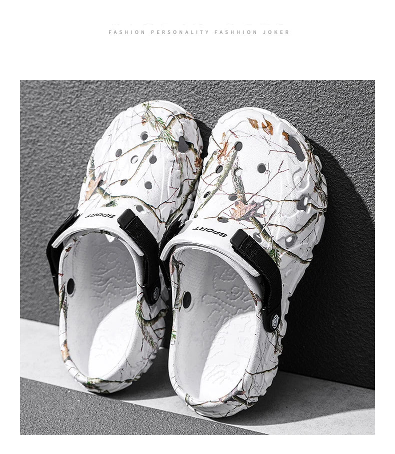 2024 Summer Men’s Sandals – Comfortable Lightweight Non-Slip Flip Flops for Home & Garden