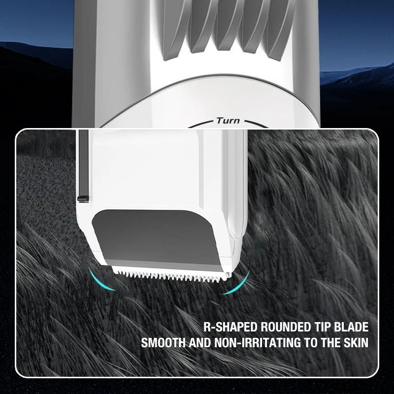 Electric Hair Clipper – Home Use Hair Cutting Tool for Adults & Kids, Self-Cutting Salon Trimmer & Grooming Kit