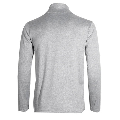 Fashion Men's Casual Slim Fit Turtleneck Pullover - High Collar Basic Tops for Autumn and Spring, Thin Bottoming Plain T-Shirt