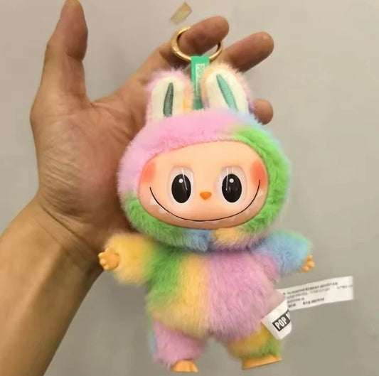 Labob-V4 Blind Box Plush Keychain — Cute Collectible Mystery Monster Figure, Macaron Surprise Anime Toy