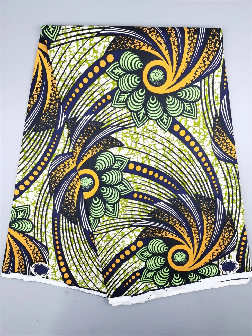 New Nigerian African Wax Fabric - 100% Cotton Real Wax Ankara Print High Quality Original Pagne Material