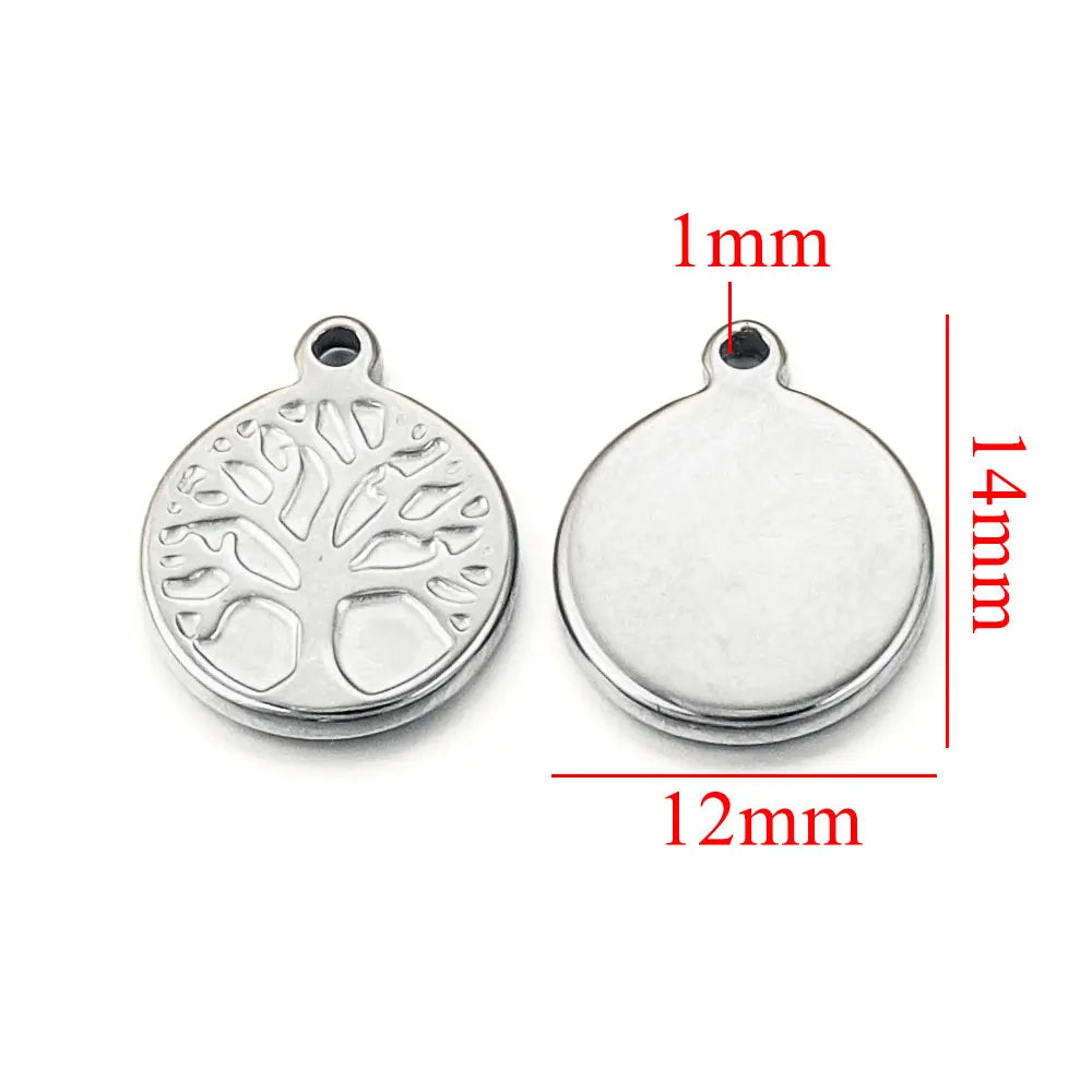 10PCS Stainless Steel Gold-Plated Sun Flower Crown Charms – DIY Necklace & Earrings Jewelry Making Accessories