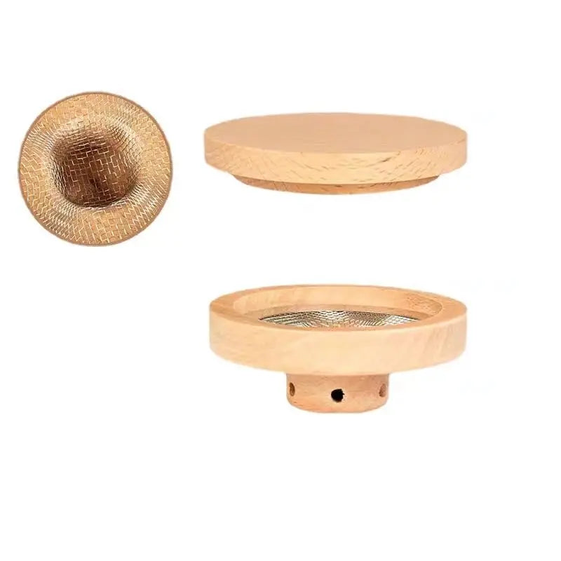 Cocktail Smoker Kit — Whiskey Wooden Smoker with Apple, Cherry, Oak & Pecan Wood Chips, Bar & Kitchen Drink Accessory