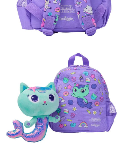 New Australia Smiggle Gabby Schoolbag Set – Girls Shoulder Backpack with Meal Bag, 14-Inch, Perfect Semester Gift