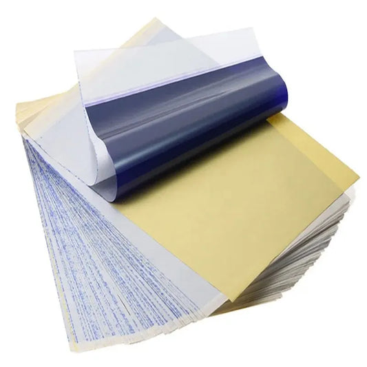 Cridoz Tattoo Transfer Paper – 10 Sheets A4 Stencil Paper (8.25" x 11.75") for Professional Tattooing