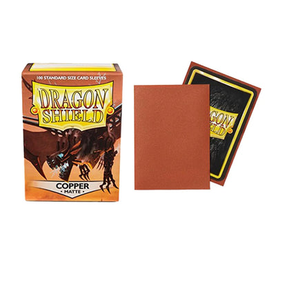 100PCS Dragon Shield Card Sleeves Box — Multicolor Matte Protectors for TCG, PTCG & Board Games