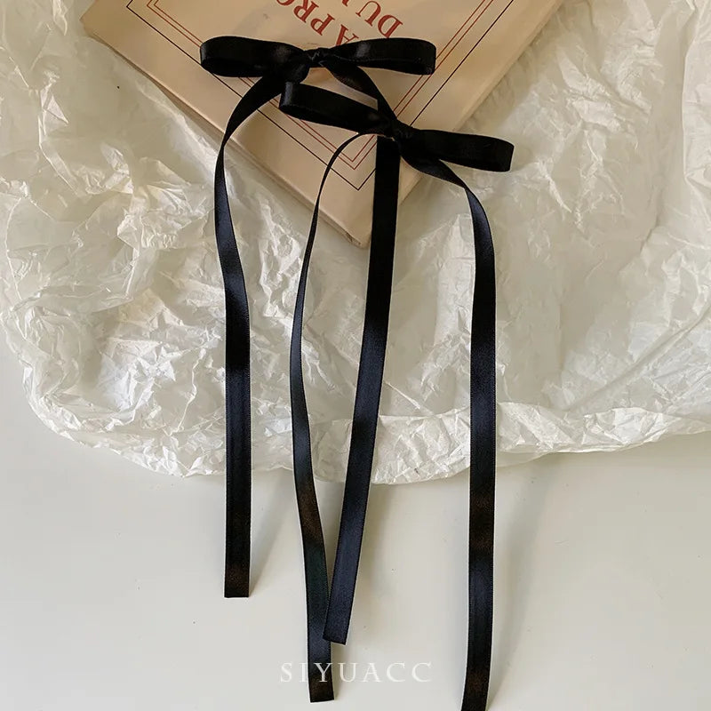 Bow Ribbon Hair Clips - Sweet Fashion Hair Accessories for Women & Girls