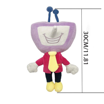 Deltarune Tenna Plush Toy - Soft Cartoon Character Stuffed Doll for Fans & Collectors