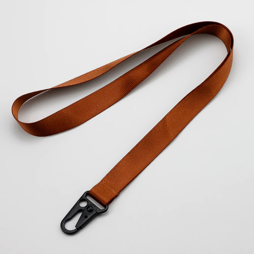 Neckband Nylon Keychain with Heavy Metal Hook – Anti-Loss Lanyard for Keys, Mobile Phone, Camera, Outdoor Safety Rope