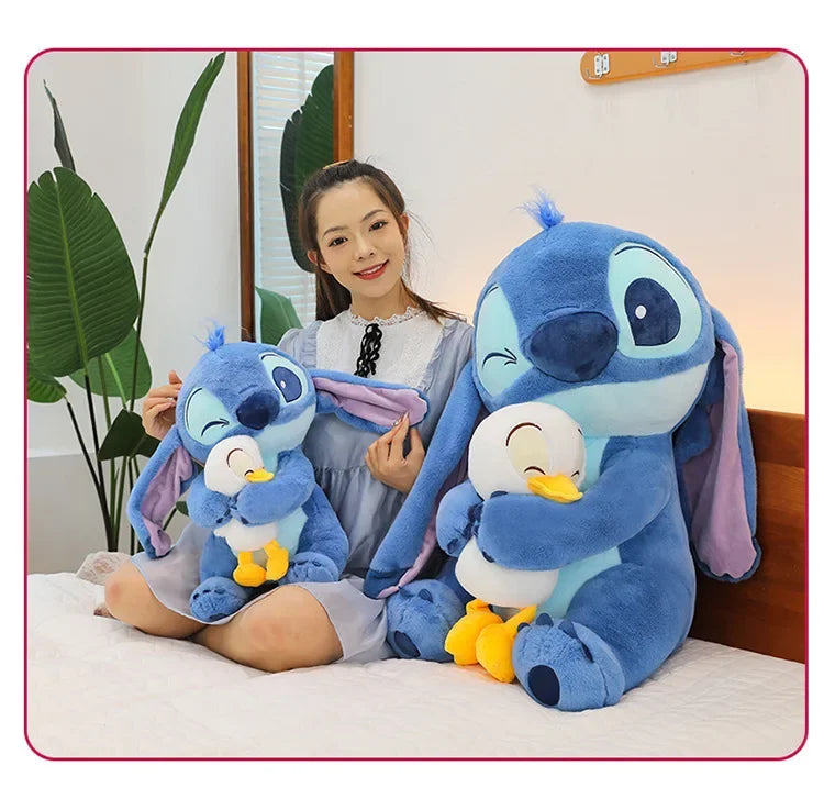 30/45cm Disney Stitch & Lilo Plush Dolls – Cute Donald Duck Stuffed Toys for Kids’ Birthday Gifts & Home Decoration