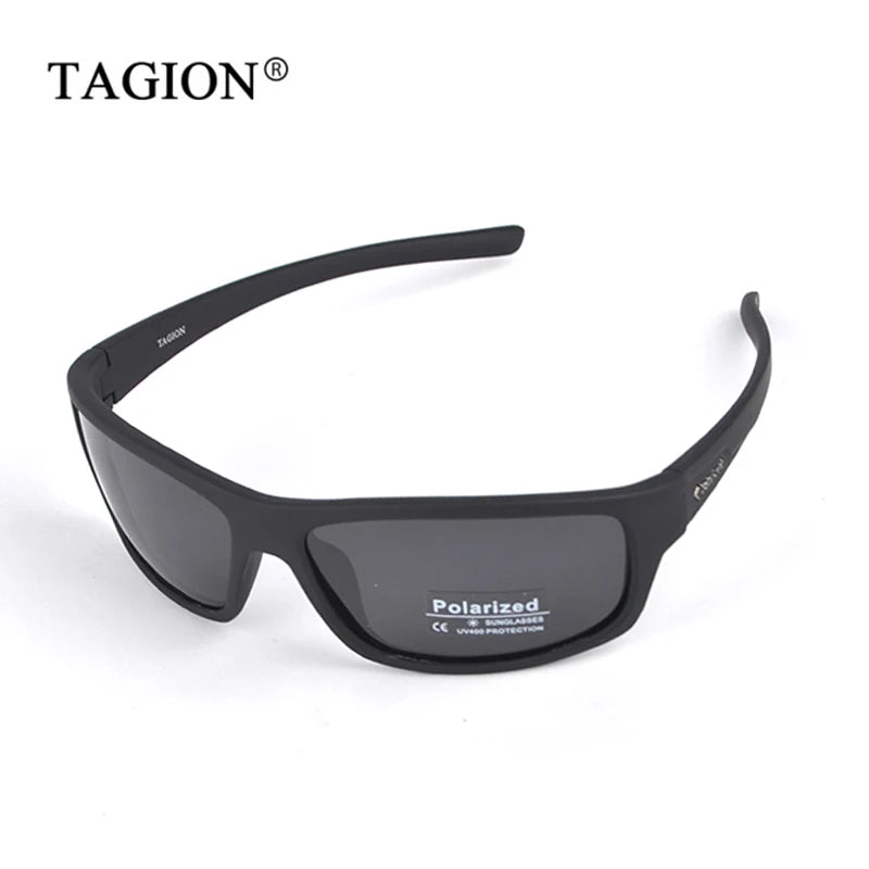 Men's Polarized Sport Sunglasses – UV400 Hiking Glasses with Polaroid Lenses, TG5104 Hipster Style