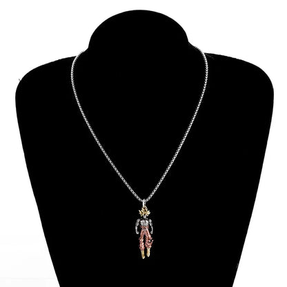Dragon Ball Z Super Saiyan Son Goku Alloy Hip Hop Pendant – Anime Cartoon Jewelry