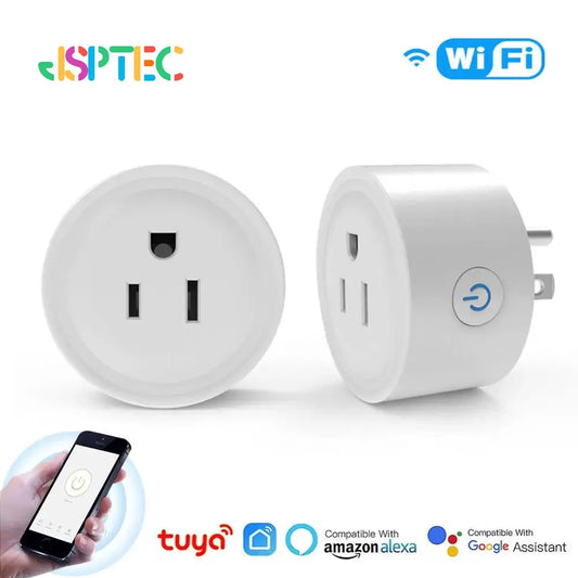 Tuya Smart WiFi Plug - US, UK, JP Standard Wireless Outlet, Remote Control for Smart Home Appliances, Works with Alexa & Google Home