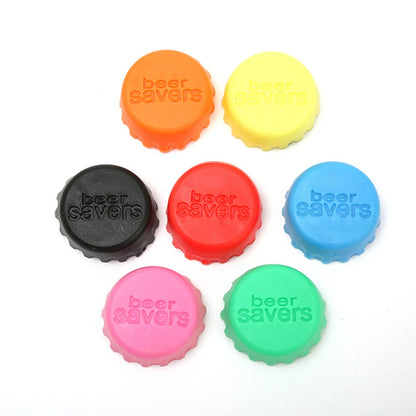 6/12/24/30pcs Reusable Silicone Bottle Caps - Fresh-Keeping Sealed Stopper for Beer, Vinegar, & Soy Sauce Bottles