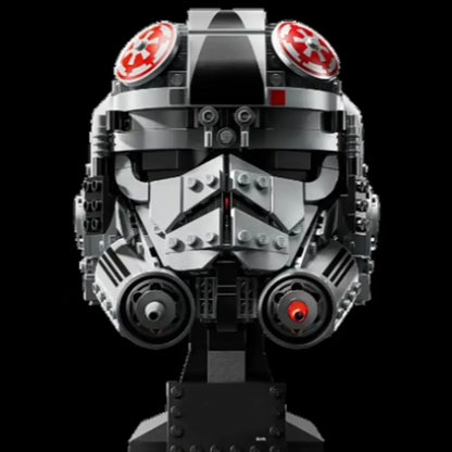 MOC AT-AT Driver Helmet Building Blocks – DIY Creative Assembly Model, Educational Toy & Decoration, Festival & Party Gift