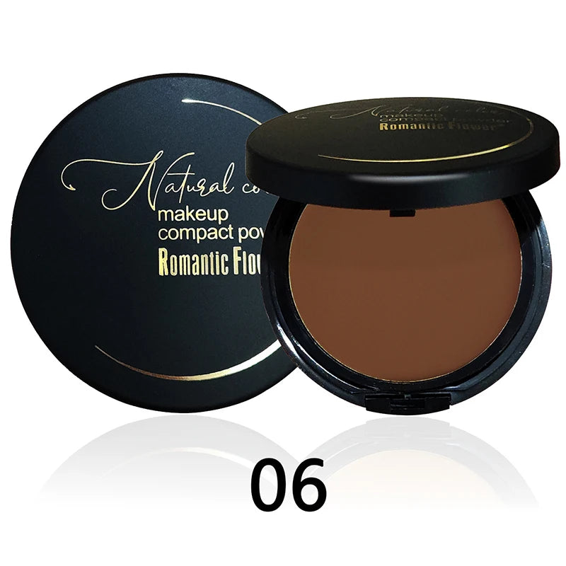 Sweat-Resistant Contouring Powder Palette – Matte Buildable Coverage for All Skin Tones with Highlight & Shadow