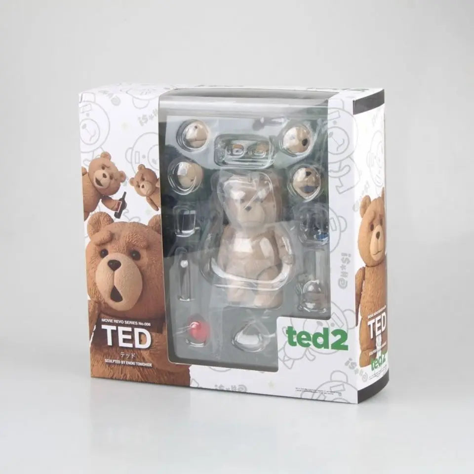 Ted 2 Teddy Bear Action Figure - Amazing Yamaguchi Revoltech BJD Movie Model Collectible Toy Gift