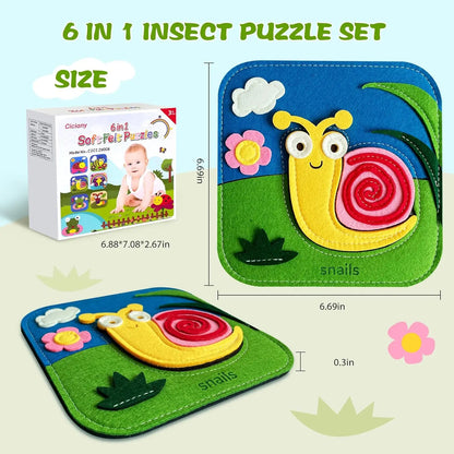 Montessori Busy Book for Kids – Color, Shape & Animal Cognition, Early Education Giraffe Quiet Book, Fine Motor Skills Toy