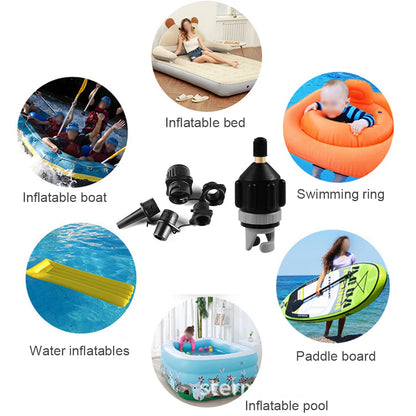 Air Valve Adapter for Inflatable Pump – SUP Board, Kayak, Paddle Boat, Tire Air Compressor Connector