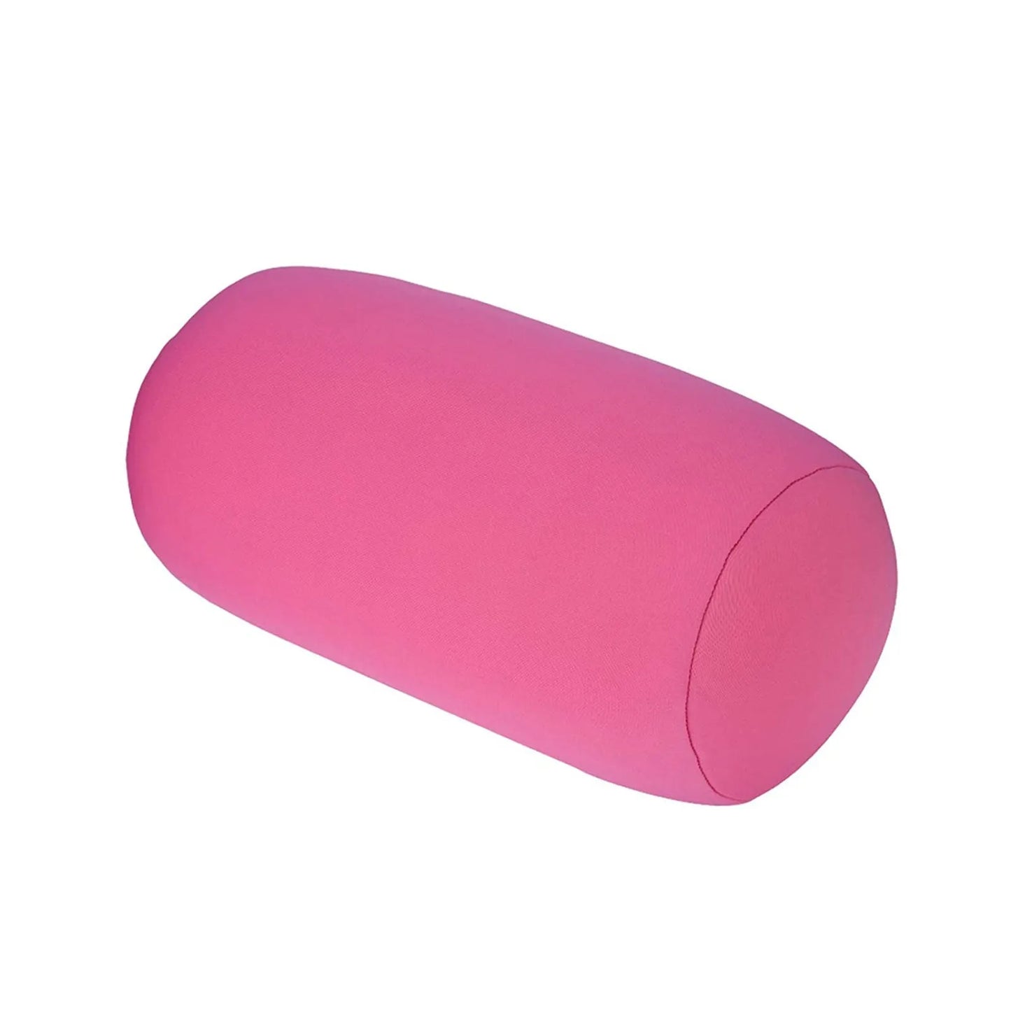 Solid Color Cylindrical Neck Pillow – Washable Round Cushion for Bedroom, Seat, Headrest & Travel Support