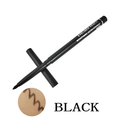 3PCS Waterproof & Smudge-Proof Black Eyeliner Pencils – Long-Lasting, Bold Eye Makeup with Smooth Glide Formula