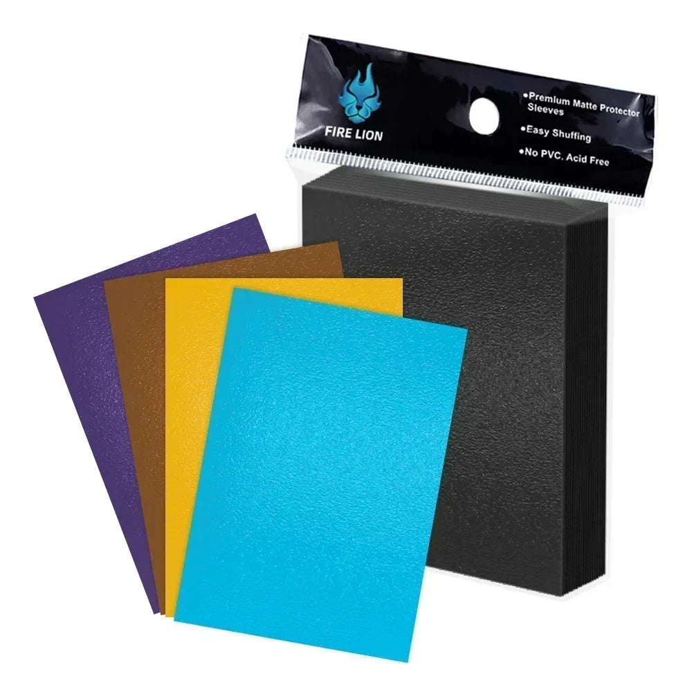 100Pcs 66×91mm Trading Card Sleeves - Soft Penny Sleeves for MTG, Yu-Gi-Oh! & Baseball Cards