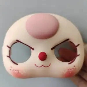 In-Stock 400% Baby Three Vinyl Faces — High-Quality Handmade Angry Expression Replacement Accessory for Dolls