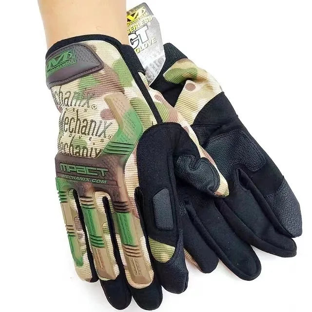 Tactical Full-Finger Gloves - Touchscreen Anti-Slip Outdoor Cycling, Fitness & Sports Gloves