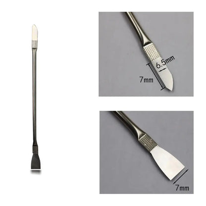Phone Repair Tools Kit – Disassembly Blades, Pry Tools, Metal Kit & Adhesive Remover for CPU & IC Chip Repair   1/2