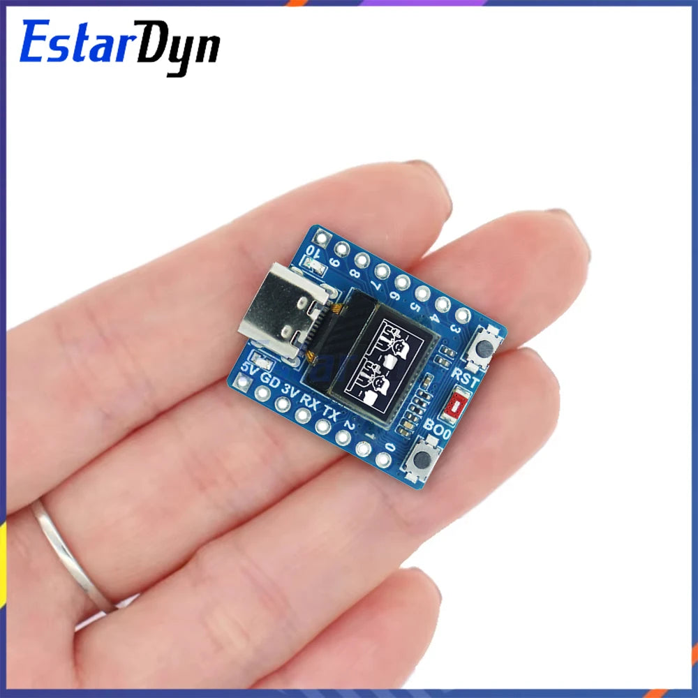 ESP32-C3 SuperMini Development Board with 0.42-Inch OLED - WiFi Bluetooth Module with Ceramic Antenna for DIY Projects