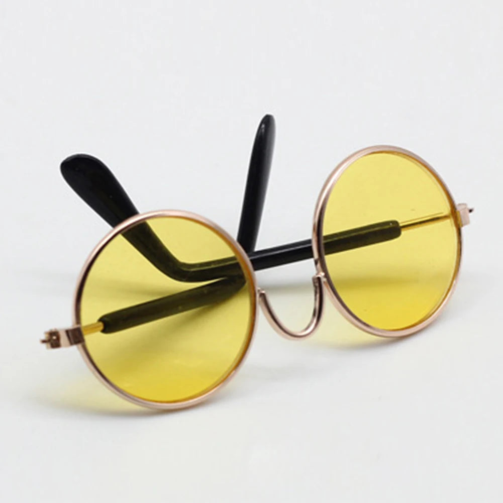 Labubu Doll Glasses – Cute Plastic Accessory for 10/15cm Cotton & Ropa Dolls